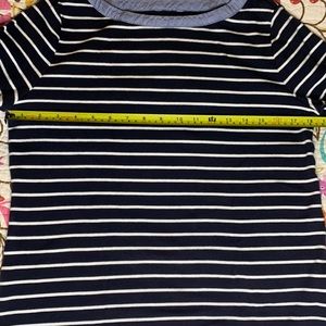 3/4 sleeve nautical shirt.